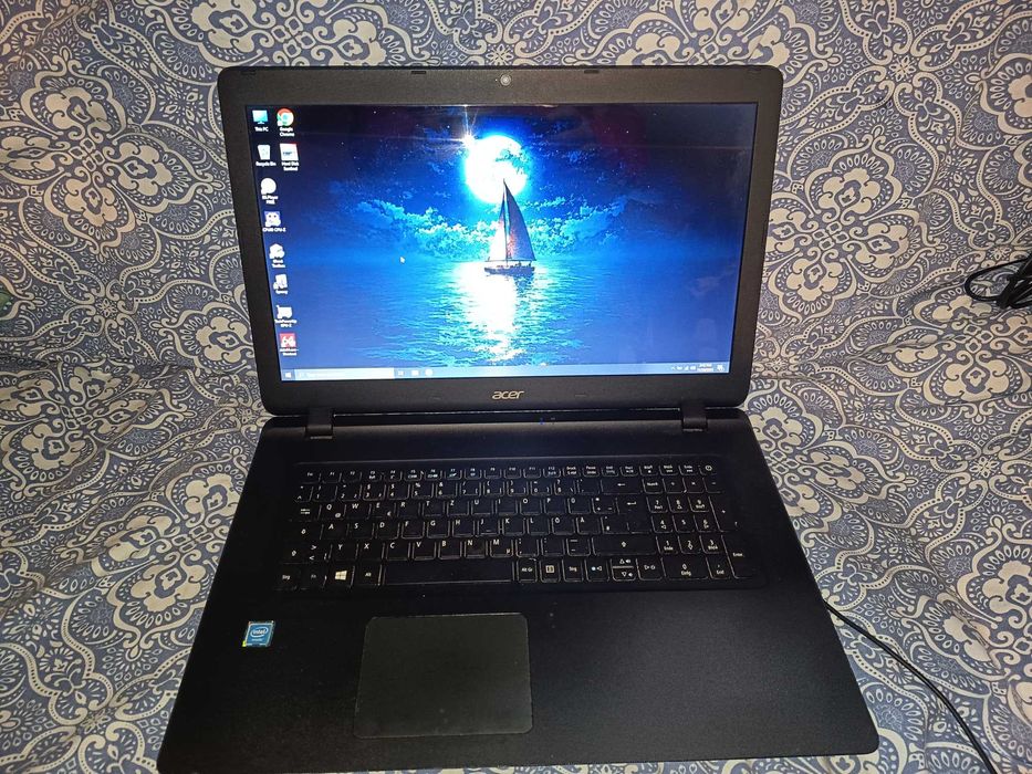 Laptop Acer gen 6, Celeron N3350, ram 4gb,  500gb, display 17,3 inch