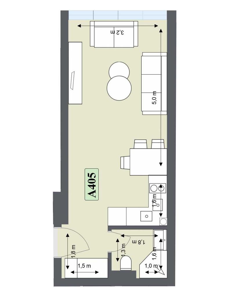 Продава се Едностаен апартамент в Банско - 40 кв.м за 495 €/кв.м - Снимка #3