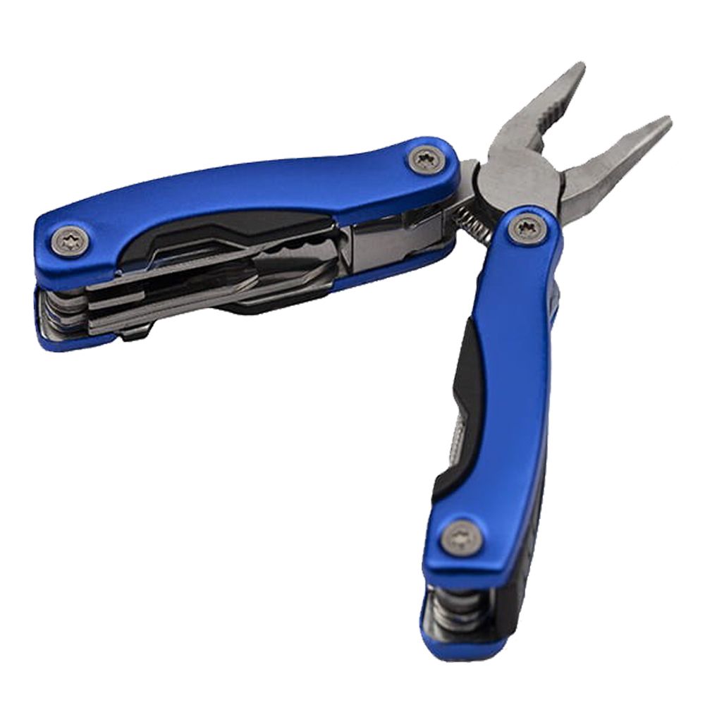 Cleste multifunctional Survival Instict, 9 functii, 14 cm, albastru