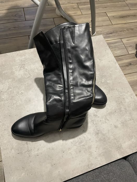 Cizme din piele , îmblanite