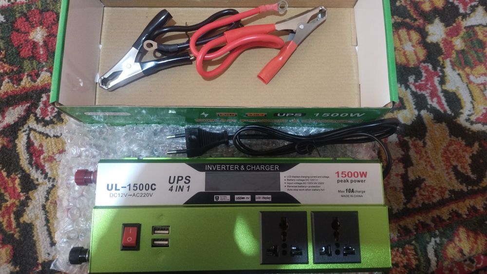 UPS Инвертор преобразователь ИБП 1500 W  ва 2000 W модифицированный си