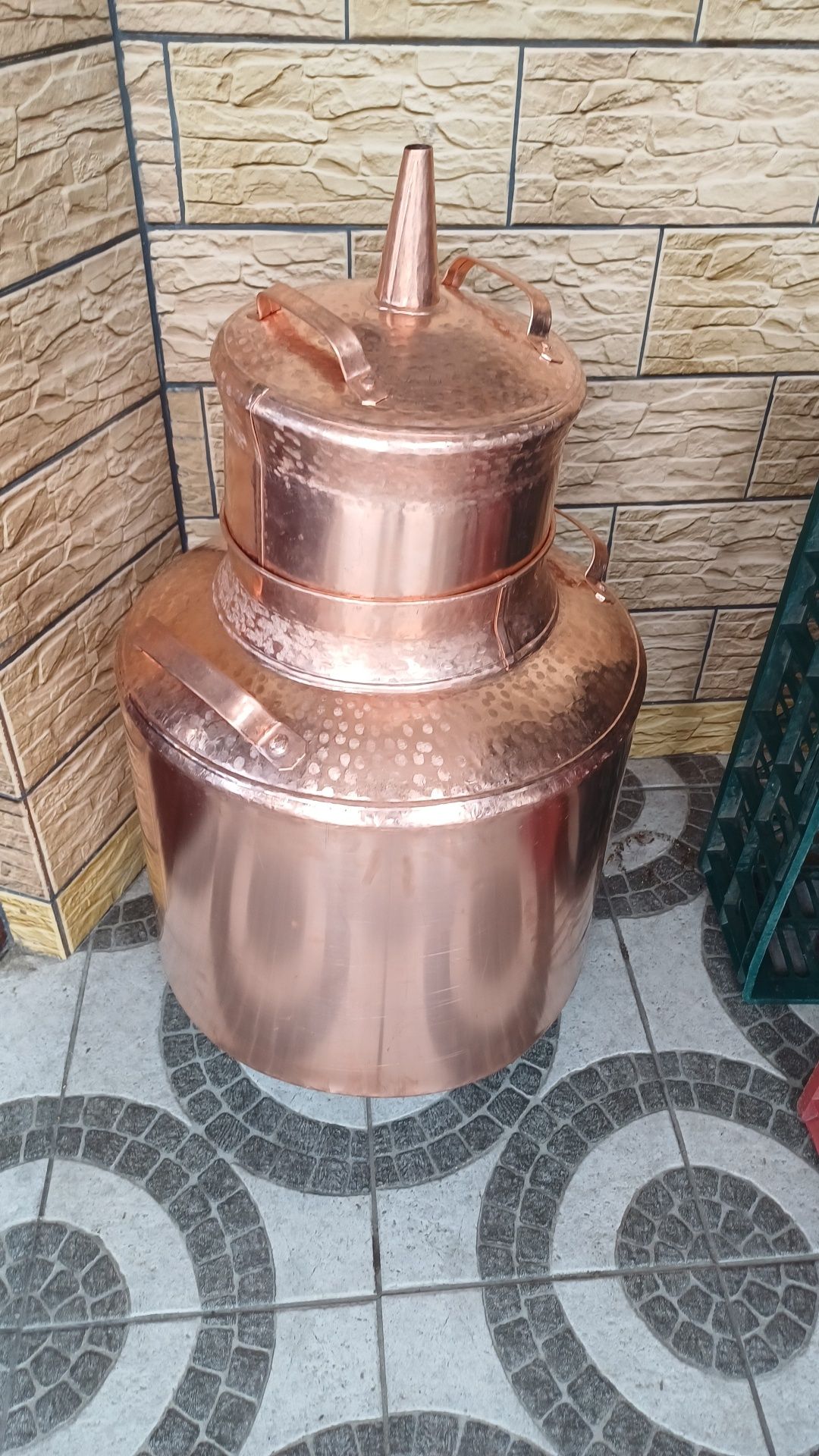Tabla de vanzare sau cazan  de țuică din cupru sau inox avem in stoc s