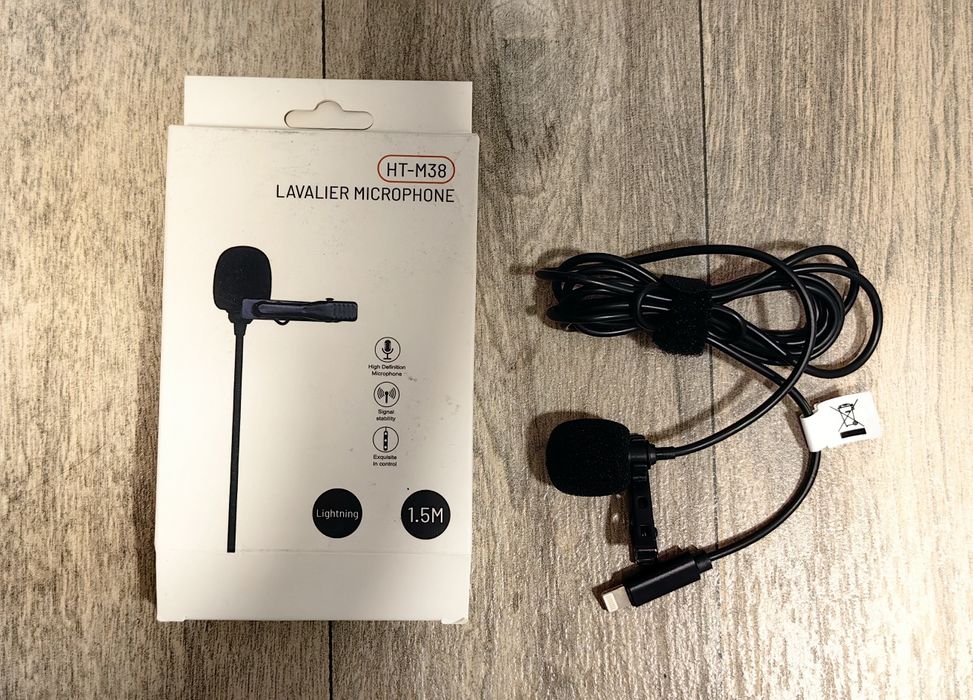 Microfon lavalieră Lightning NOU in cutie pentru iPhone