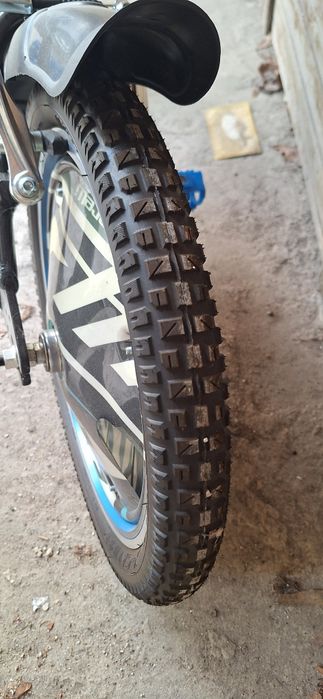 Велосипед Corelli Raptor 16", За деца, Single-Speed, Черен/Син, Включе