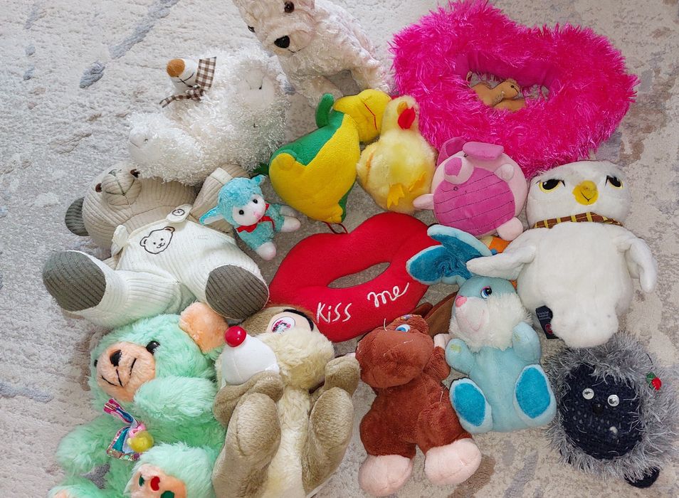 Отдам мягкие игрушки за фрукты