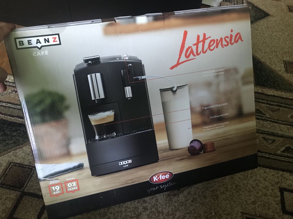 SIGILAT! Espressor cu capsule BeanZ Café Lattensia