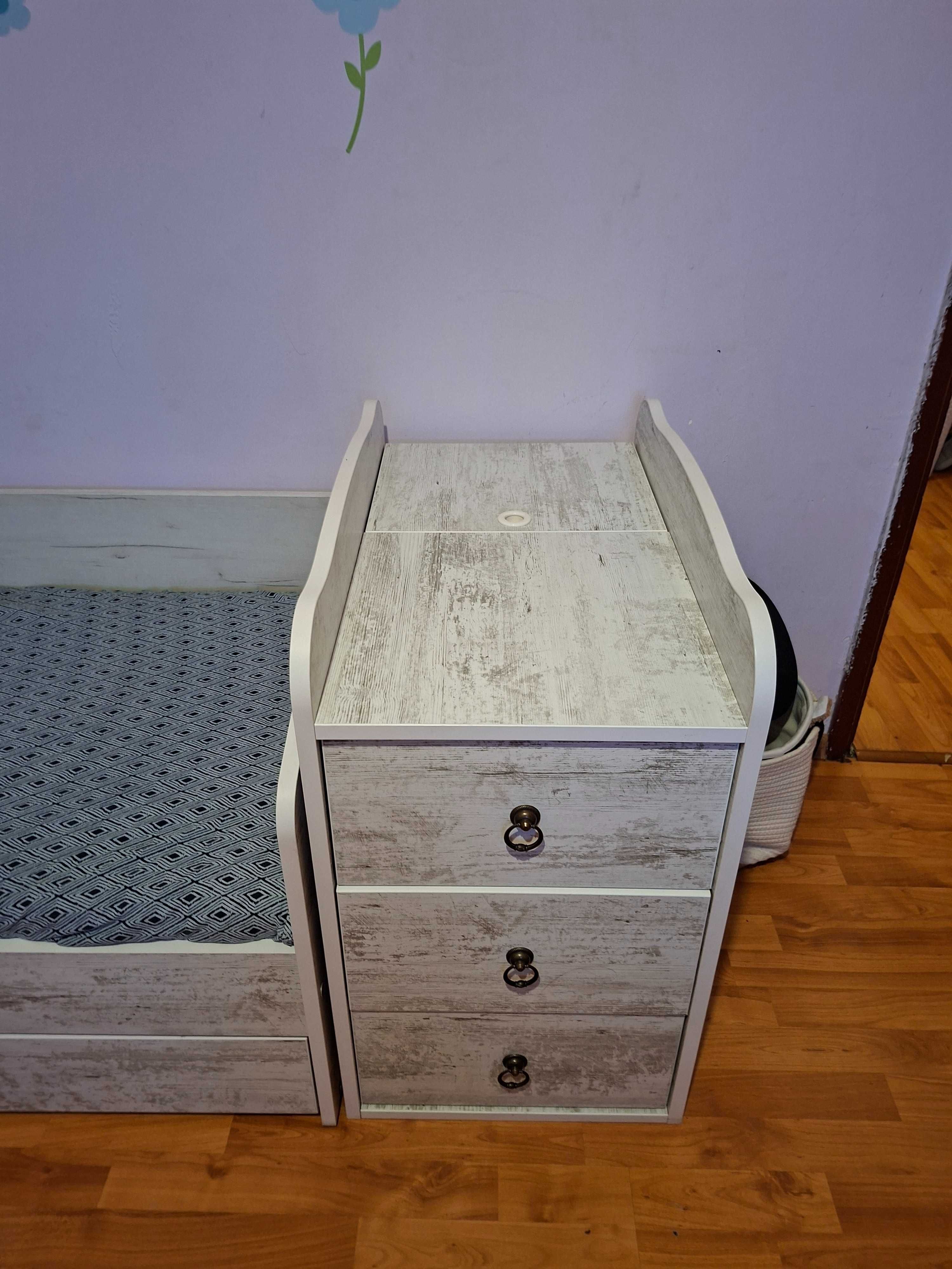 Бебешка дървена кошара 3в1