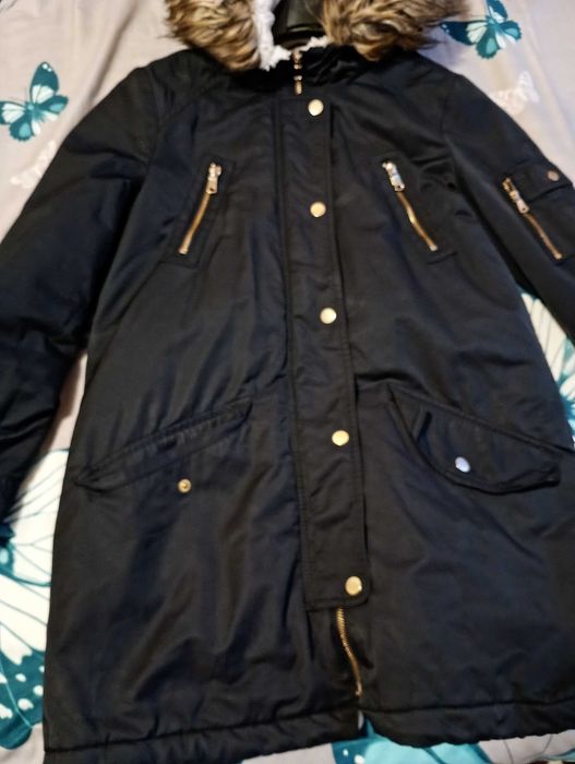 Geacă de iarnă cu gluga