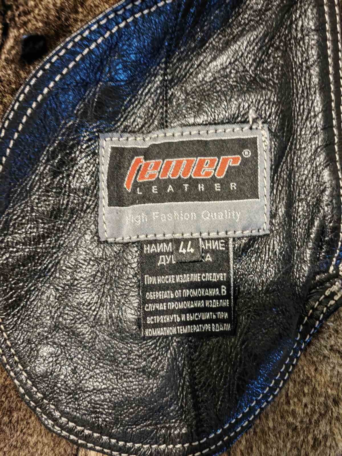 Дамско палто от естествена кожа Temer Leather, размер 44 М