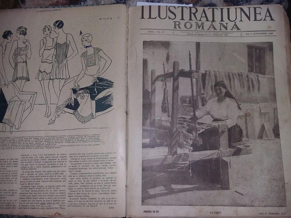 Album ziare vechi 1929-1930 ILUSTRATIUNEA ROMANA,de colectie,T.GRATUIT