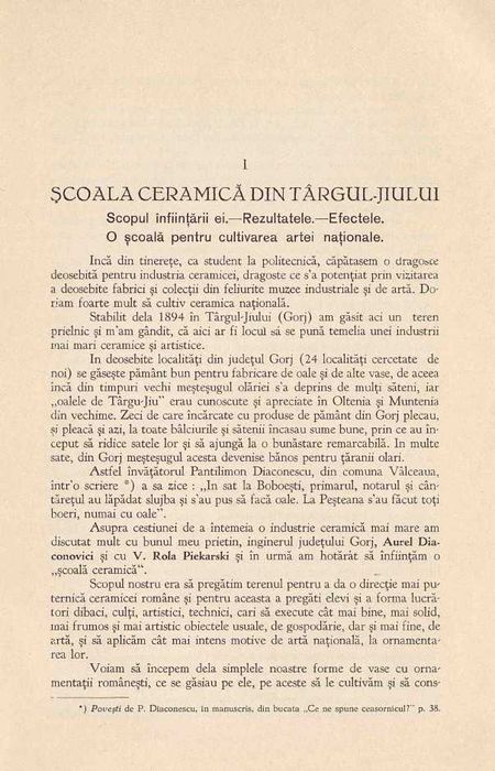 Arta decorativă în ceramica românească ediția 1931