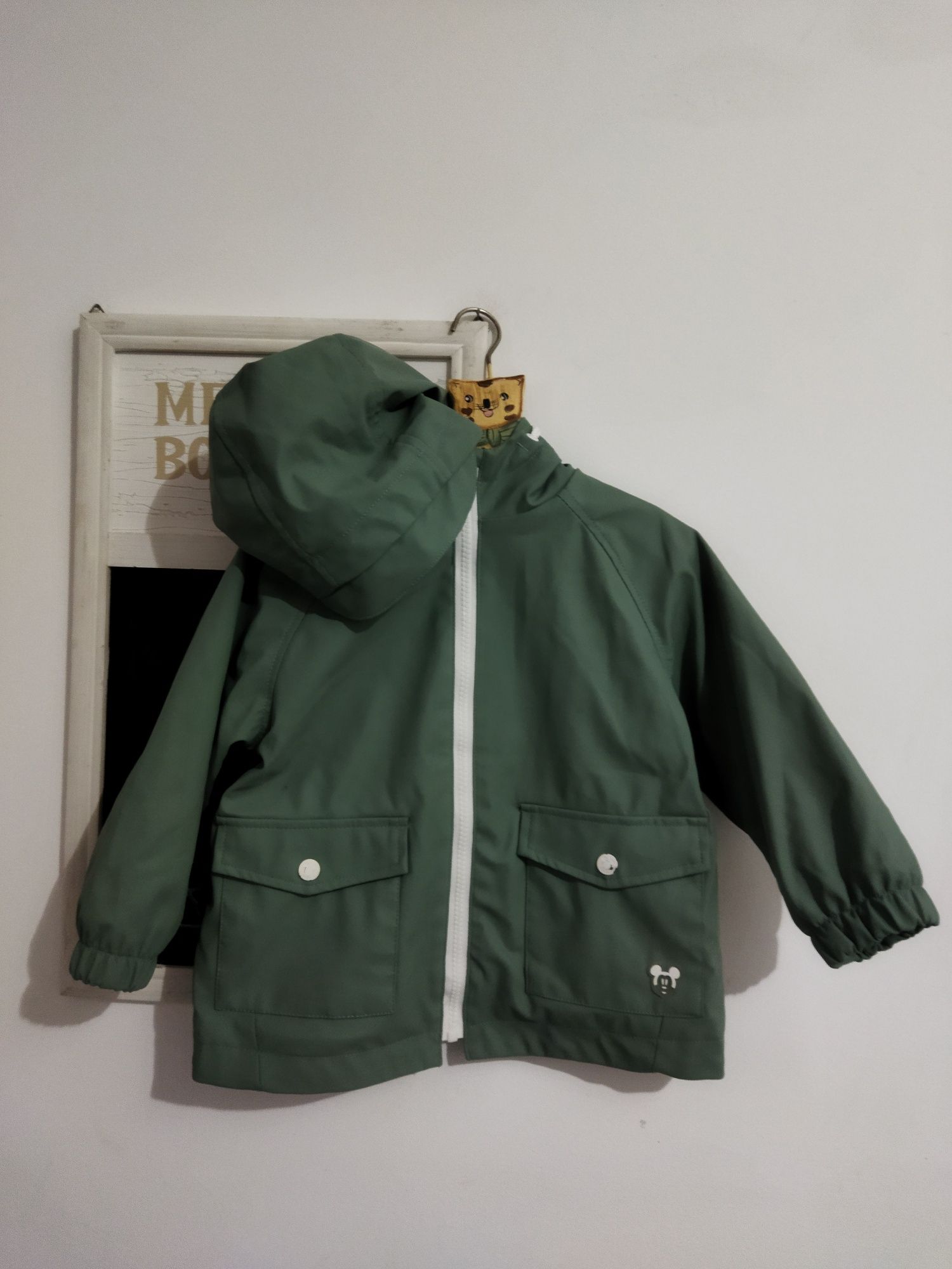 Geaca jacheta de ploaie Zara Mickey băieți 18-24 luni mărimea 92