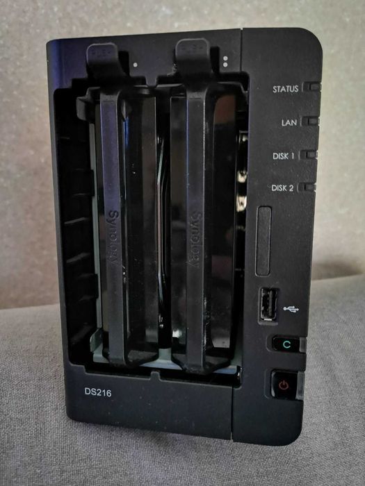 NAS мрежови сторидж Synology DS216, 512Mb, 2 bay