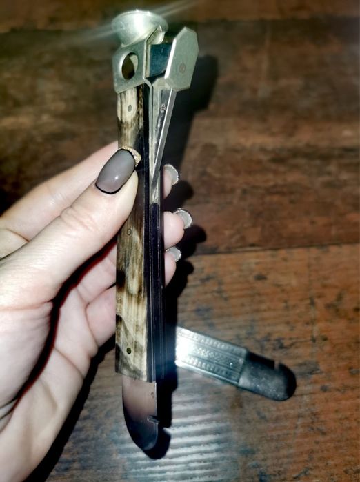 Резачка Солинген за пури месинг дръжка от кокал рог SOLINGEN