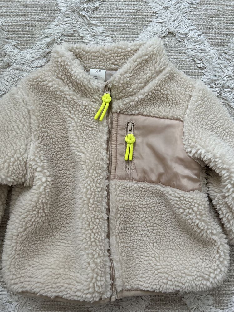 Jacheta de pluș bebe H&M