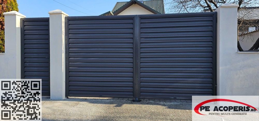 Gard tip jaluzea la preț redus – fără întreținere, posibil și în RATE!