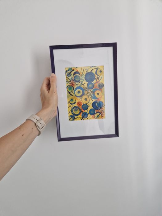 Tablou abstract inramat