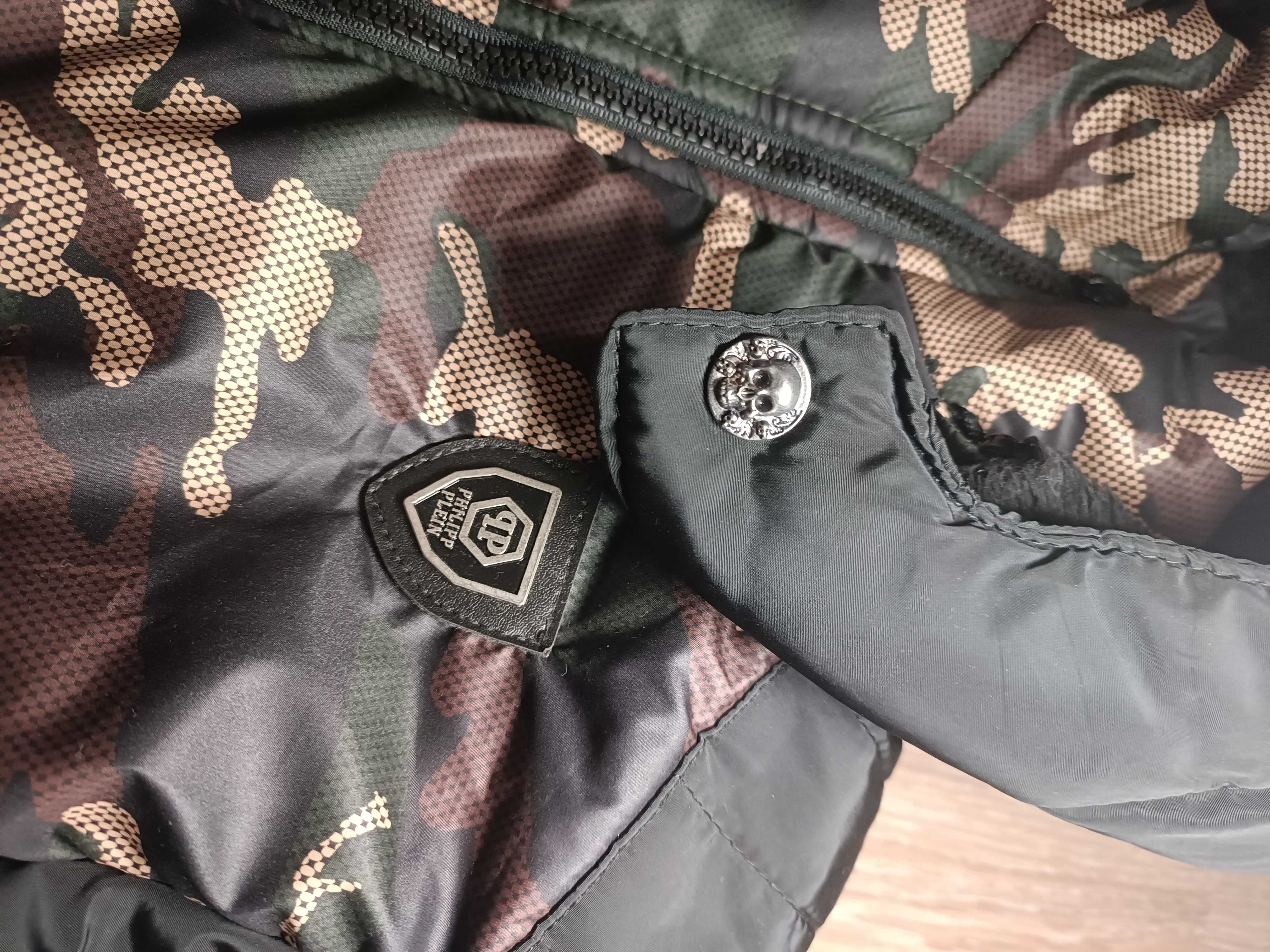 Ново Детско зимно яке с качулка PHILIPP PLEIN 152 см