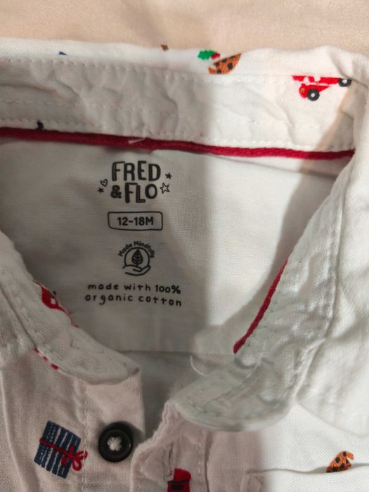 Cămașă și salopeta elf,12-18 luni