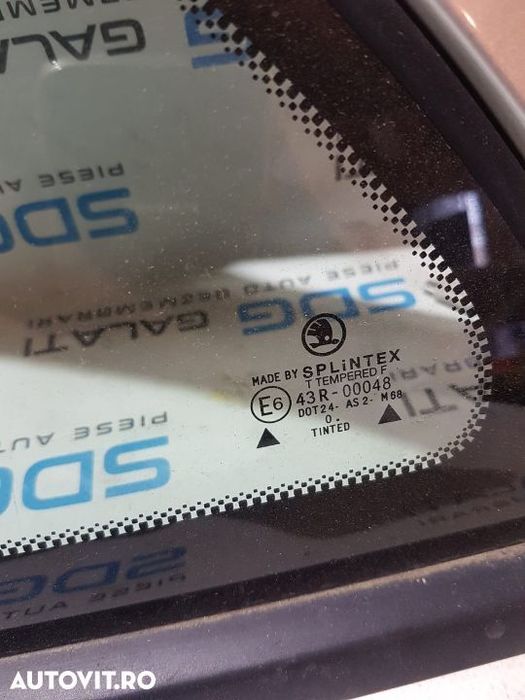 Geam Aripa Stanga Spate Skoda Fabia 1 Break / Combi 1999 - 2006