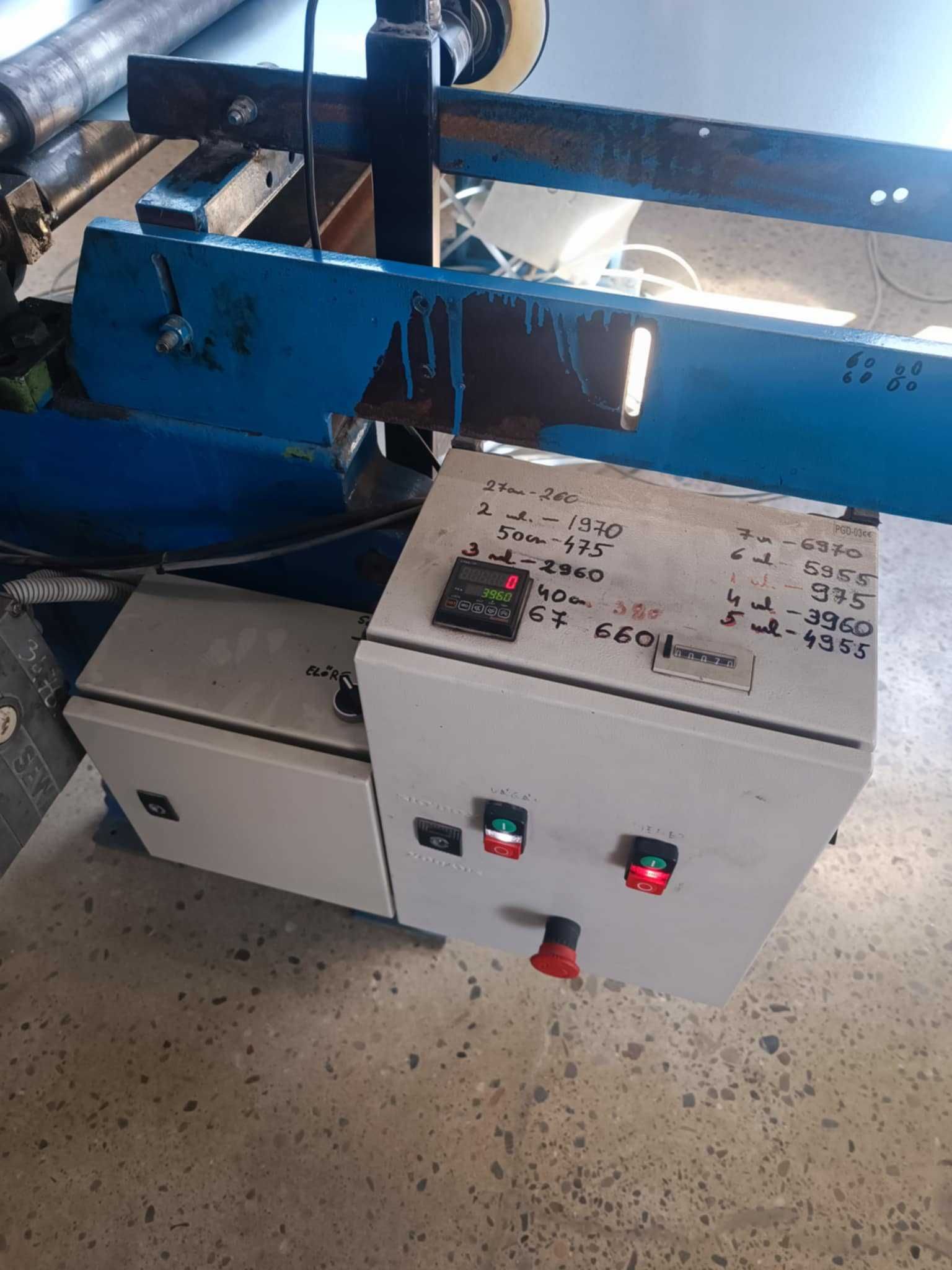 Utilaj de Taiat in Lung si Traversal Semiautomat