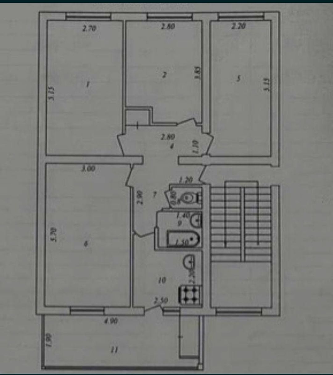 Своя 4х комн квартира в кирпичном доме на Ц13 4/4/4