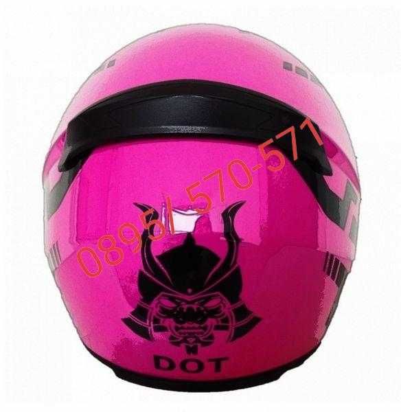 Розова каска QK Helmet DOT 999 - Код на продукта: 182828