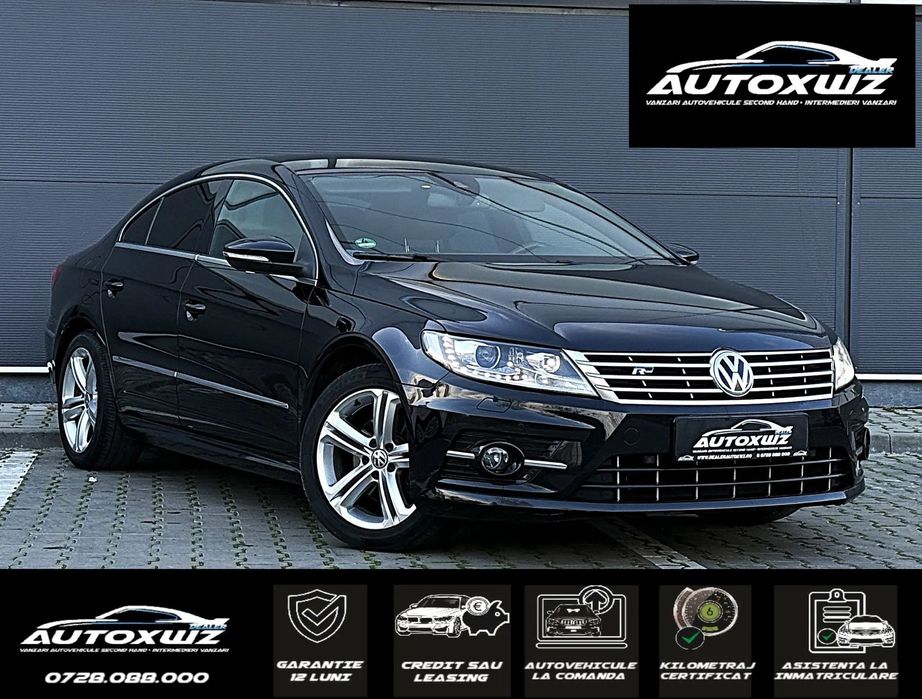 Volkswagen Passat CC Garantie12Luni/177Cp/R.Line/BiXenon/PieleBiColor/Navi/KeyLess