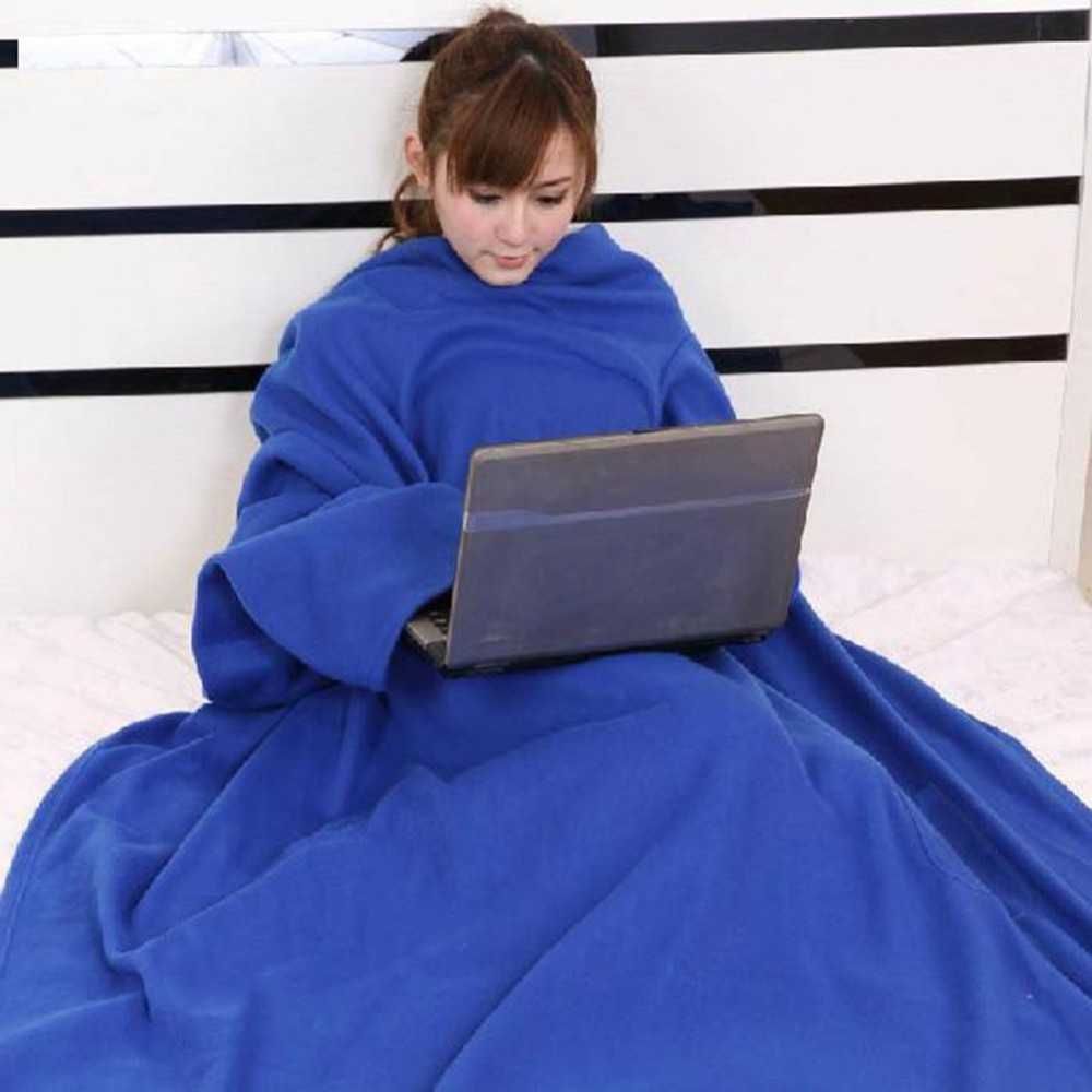 0731 Одеяло от микроплюш с ръкави SNUGGIE