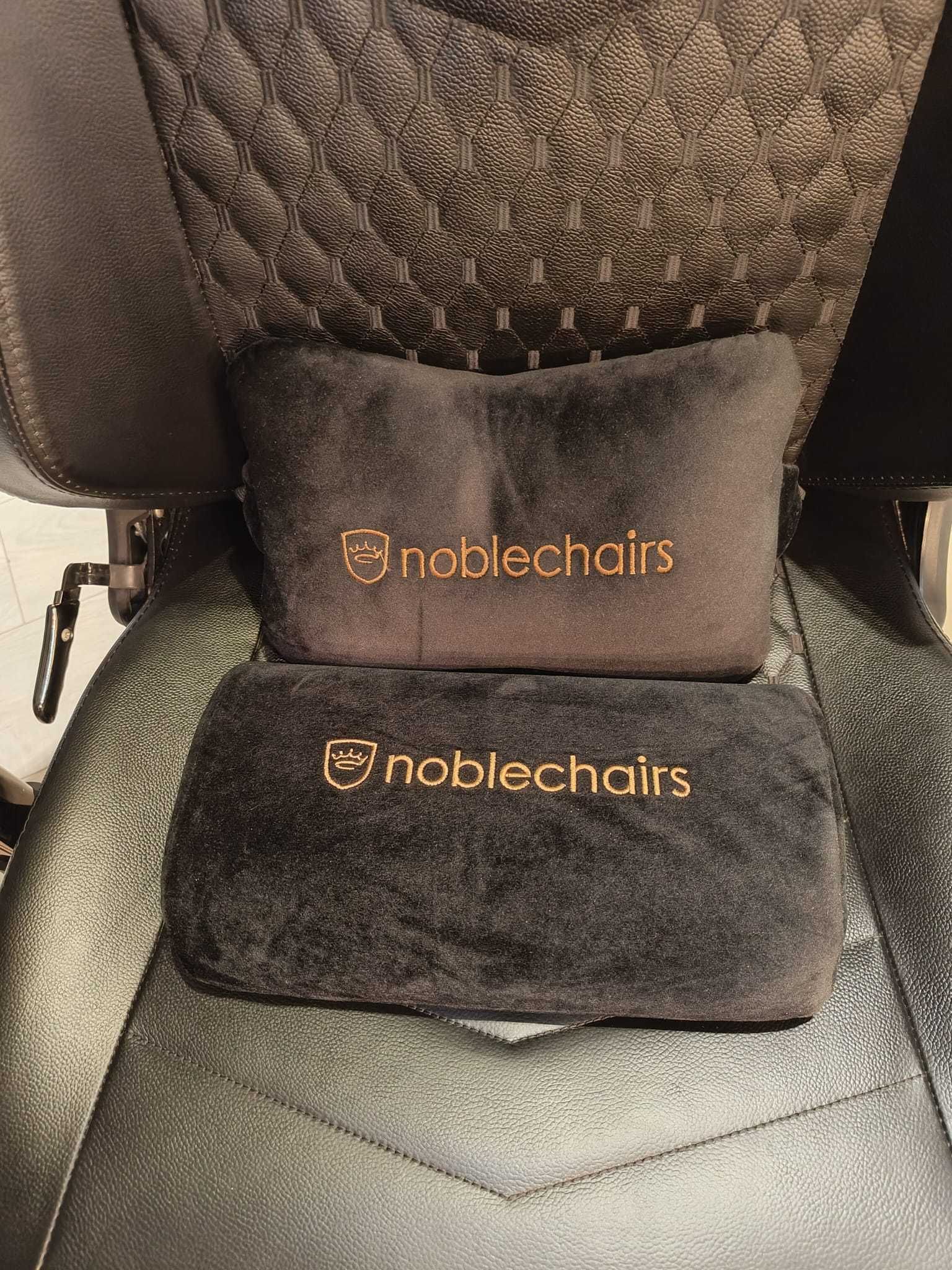Стол Noblechairs - HERO, естествена кожа, черен