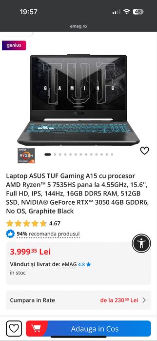 Asus TUF Gaming A15