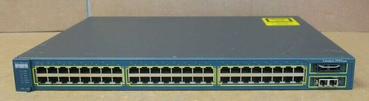 Cisco WS-C2950G-48-EI 48x 10/100 Ethernet 2x Base-SX GBIC L2