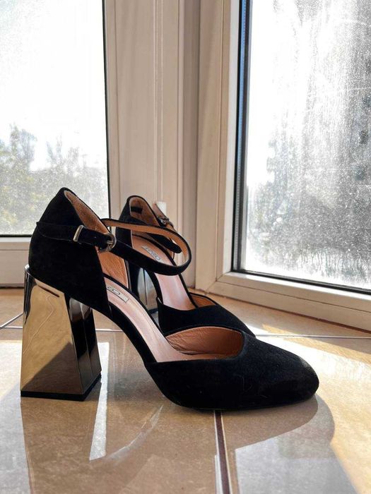 Pantofi cu toc Il Passo, piele naturala, marime 39