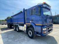 Vand autobasculanta MAN  TGA 6x4  cu remorca sau schimb cu cap tractor