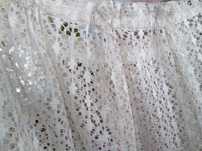 perdea scurta  dantelata  vintage