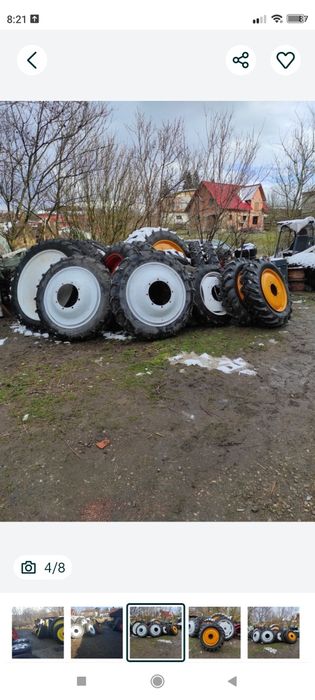 Roti tractor inguste