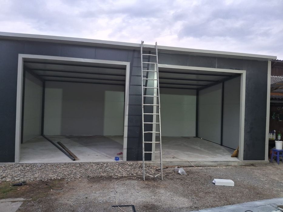 Vând hala metalică Avem pe stoc 
Asiguram transport și montaj Dorim se