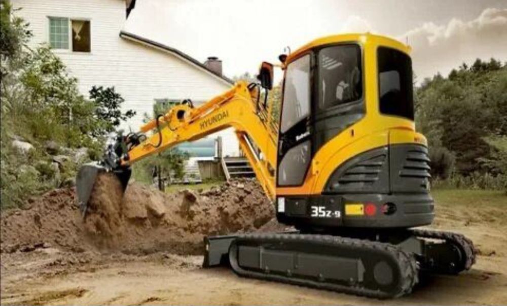 Услуги миниэкскаватора мини экскаватор гидромолот ямобур минипогрузчик