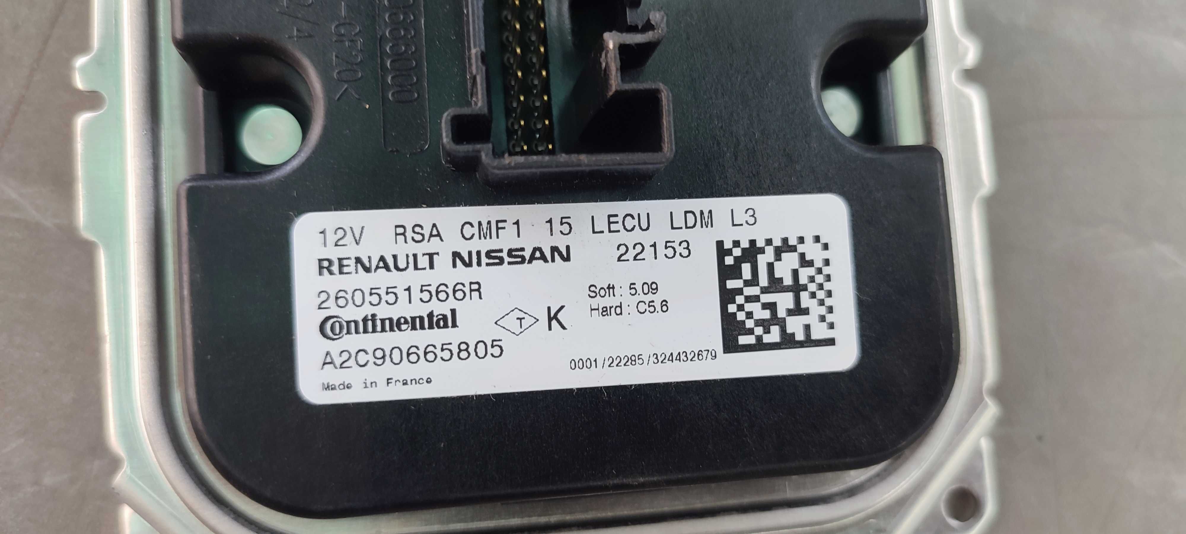 Modul calculator far LED Renault Nissan