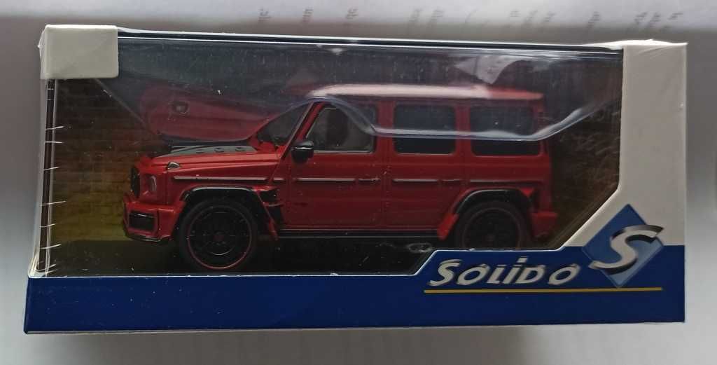 Macheta Mercedes G-Class Brabus 900 Rocket Edition rosu - Solido 1/43
