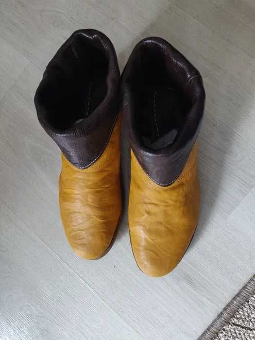 Cizme dama piele naturala, vintage, facut de mana in Turcia, nr.38