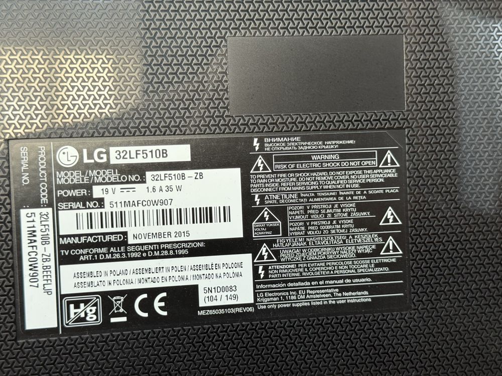 Телевизор LG 32lf510b