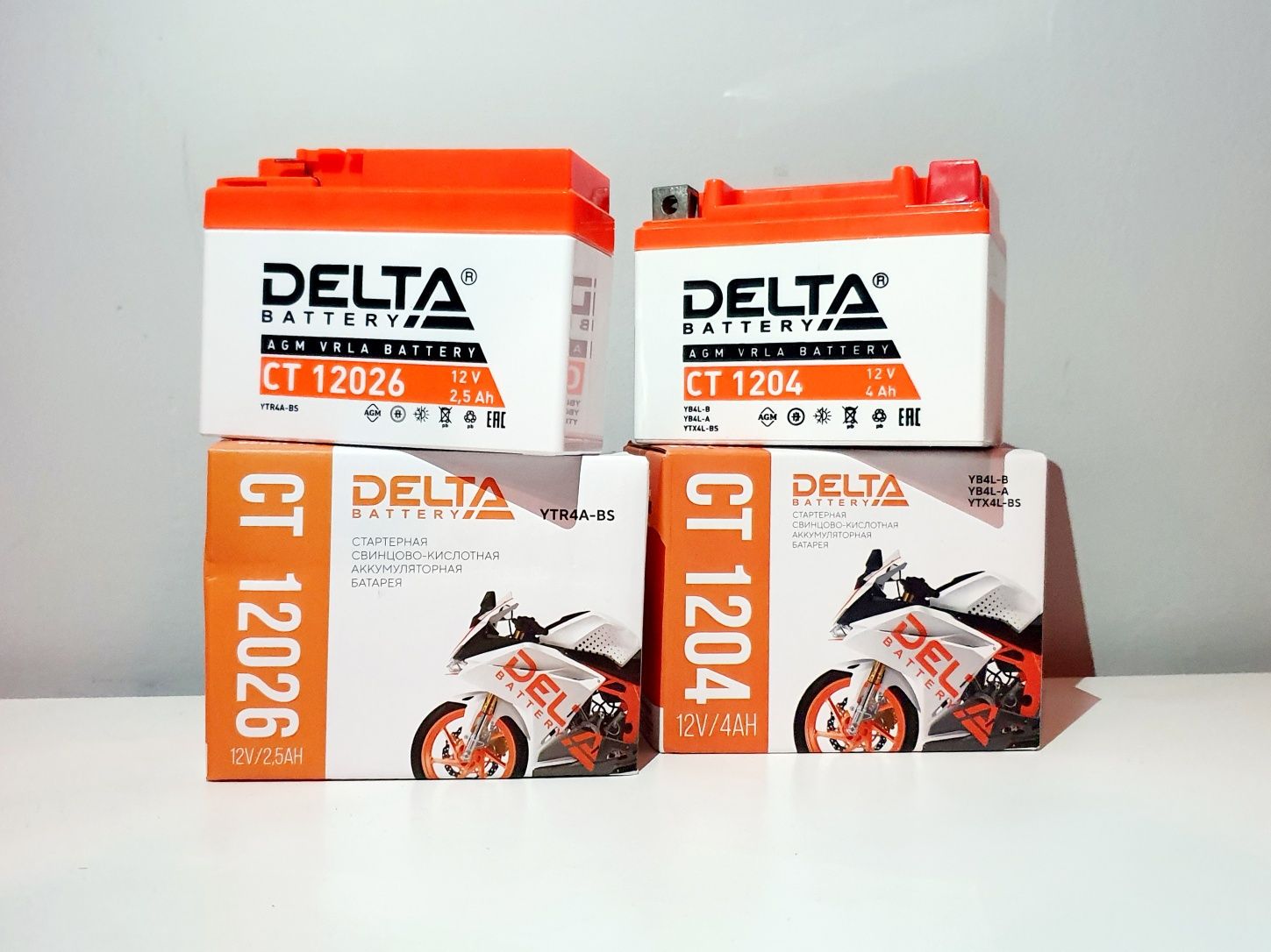 Аккумулятор на скутер Honda Dio, Cesta, Giorno. Delta ct12026