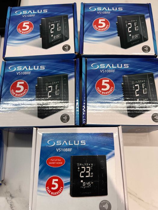 Salus Smart Home UGE600, 2x WLS600 Sensors и 5x VS10BRF Thermostats