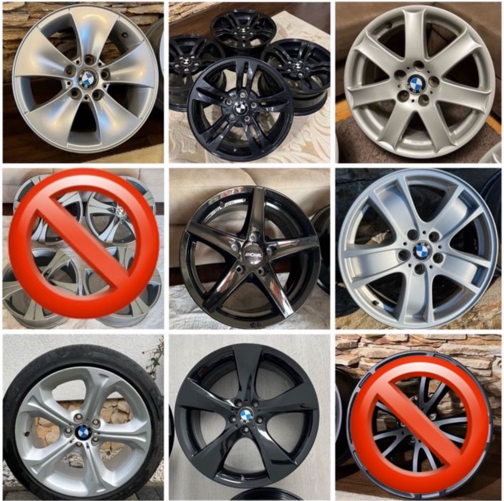 Jante Bmw 16-17-18 21 inci 5x120 5x112 E87 E90 F10 X1 X3 X5 X6 F48