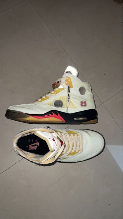 Jordan 5 Retro Off-White Sail