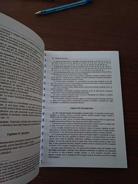 Cod fiscal nou, actualizat 2023