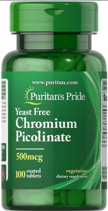 Puritan's Pride Chromium Picolinate 500 mcg