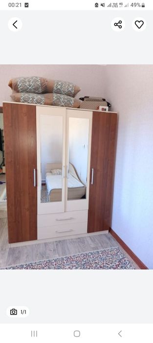 Шкаф сатылады. Жақсы жағдайда. бағасы 35000.Теңге.