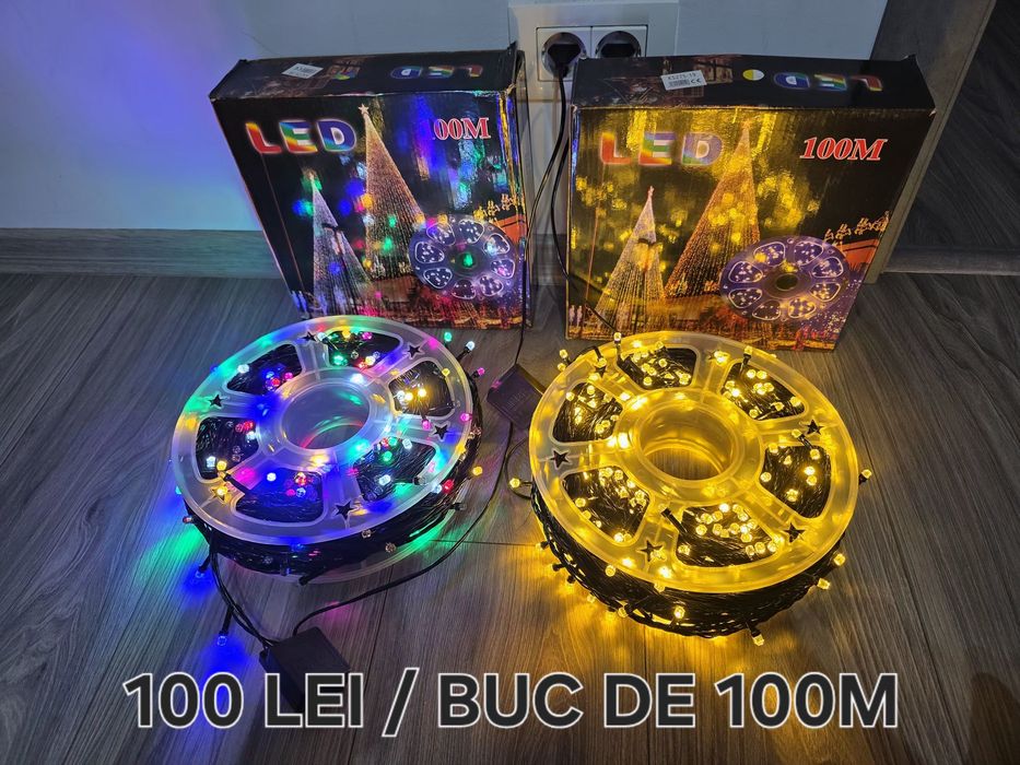 Instalatii led craciun 100m